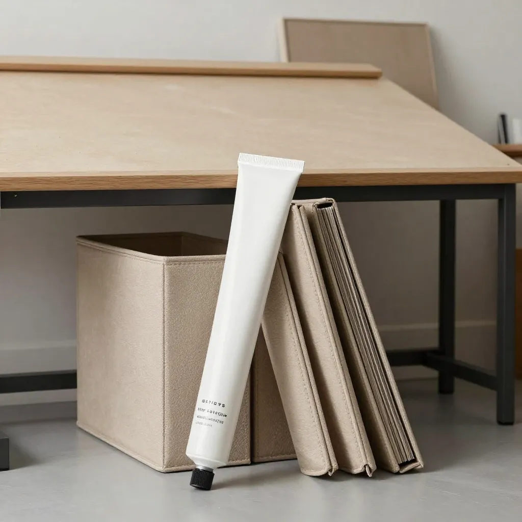 Studio organization with multiple storage tubes