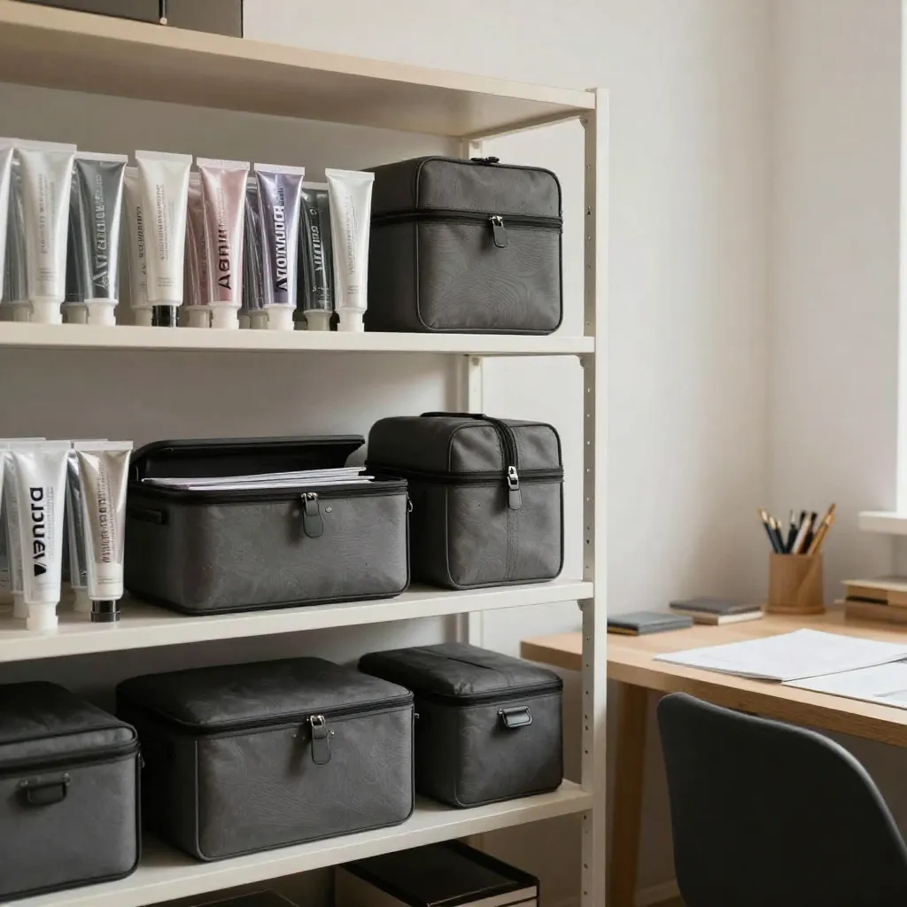Multiple storage solutions organized display